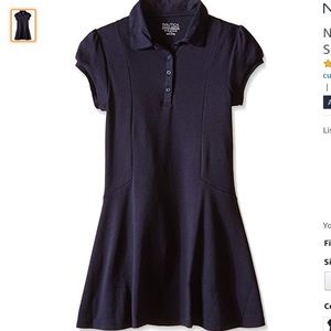 Nautica Girls' Short Sleeve Polo Dress